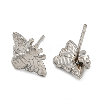 Non-Tarnish 304 Stainless Steel Ear Studs EJEW-P291-04P-1