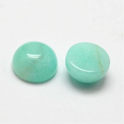 Dome/Half Round Natural Amazonite Cabochons G-O146-02B-1