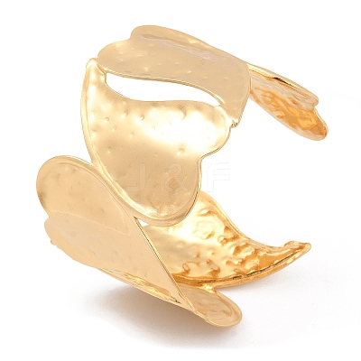 304 Stainless Steel Cuff Bangles for Women BJEW-U026-01G-1