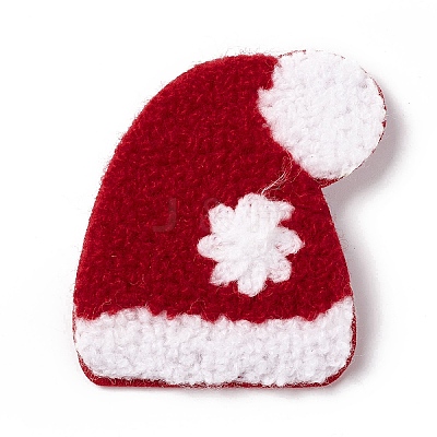 Christmas Hat Cloth Snap Hair Clips PHAR-G003-09-1