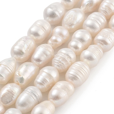 Natural Cultured Freshwater Pearl Beads Strands PEAR-P062-08A-1