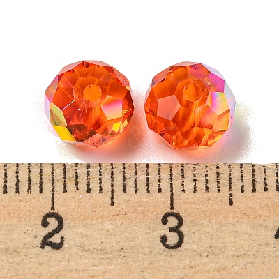 Electroplate Glass Beads EGLA-Z004-01B-19-1