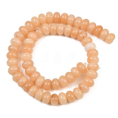 Dyed Natural White Jade Beads Strands G-G107-A41-01-1
