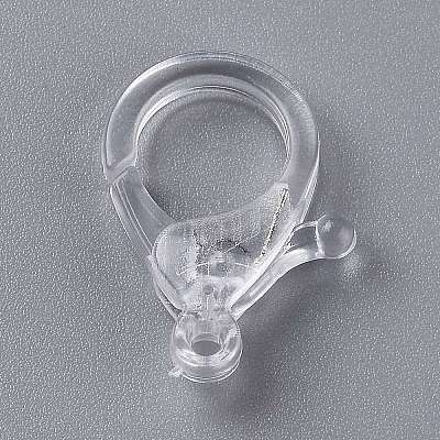 Transparent Plastic Lobster CLaw Clasps LS-KY-H005-A13-1