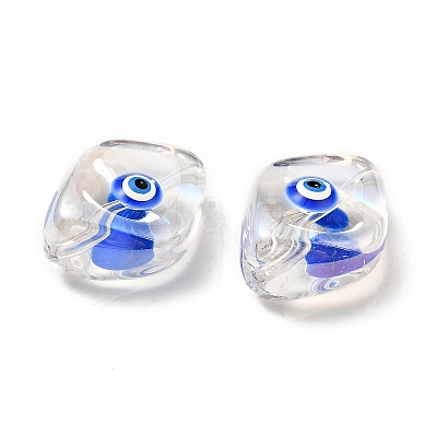 Transparent Glass Beads GLAA-F121-01I-1