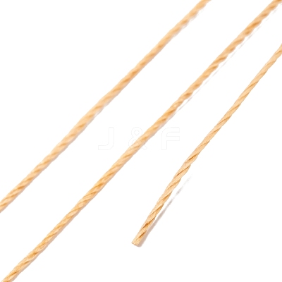 Round Waxed Polyester Thread String YC-D004-02C-007-1
