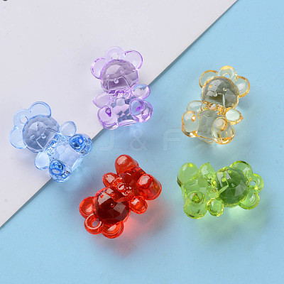 Transparent Acrylic Pendants TACR-S151-001-1