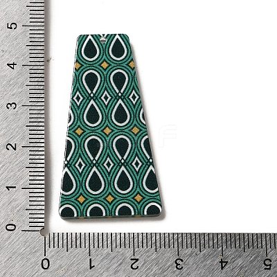 Printed Acrylic Pendants TACR-F007-03F-1