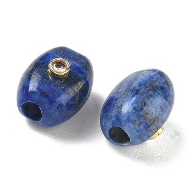 Dyed Natural Lapis Lazuli European Beads GG-CBA105B-02I-G-1