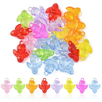 50g Transparent Acrylic Pendants TACR-YW0001-69-1