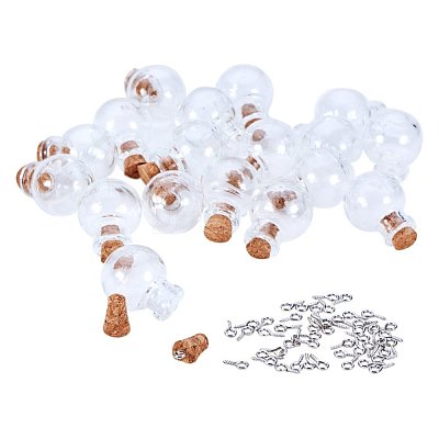 Glass Jar Glass Bottles AJEW-PH0015-03-1
