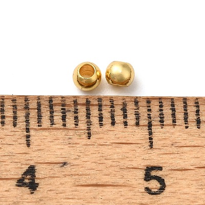 Brass Beads KK-Z062-01G-02-1
