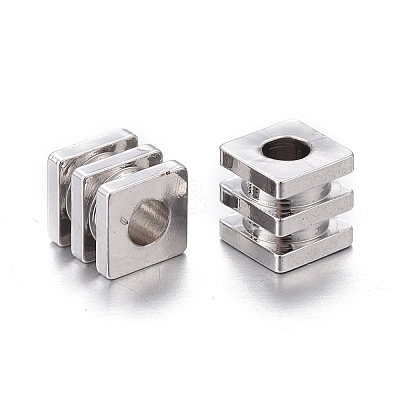 Brass Spacer Beads KK-K249-02D-P-1