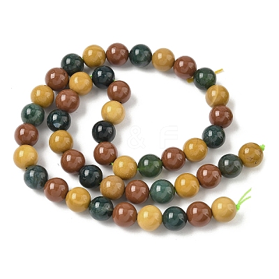 Natural Mixed Gemstone Beads Strands G-P574-A01-8mm-1