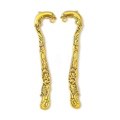 Zinc Alloy Bookmarks PALLOY-16-AG-LF-1
