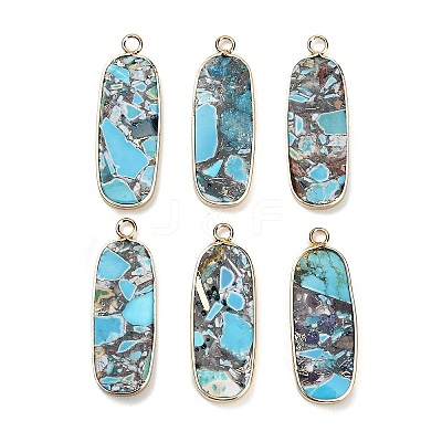 Dyed Synthetic Imperial Jasper Pendants GG-CBAA20A-05G-04-1