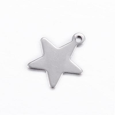 Tarnish Resistant 201 Stainless Steel Charms STAS-D445-068-1