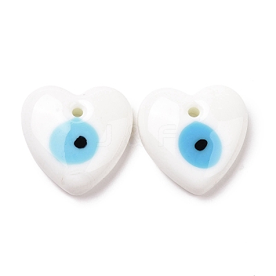 Handmade Evil Eye Lampwork Pendants LAMP-O018-01D-1