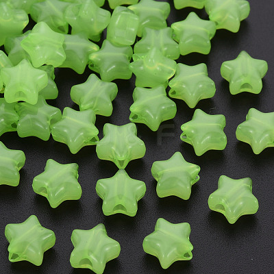 Imitation Jelly Acrylic Beads MACR-S373-45-E06-1