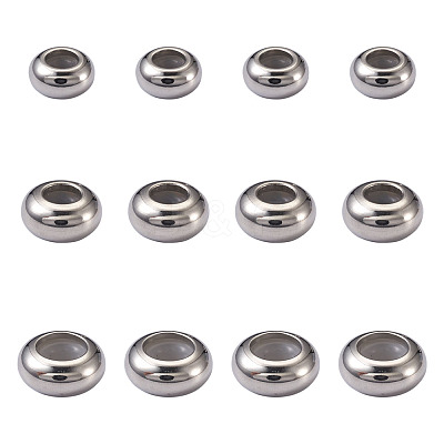 304 Stainless Steel Beads STAS-CD0001-05P-1