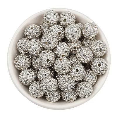 Alloy Rhinestone Beads RB-A034-12mm-A01S-1