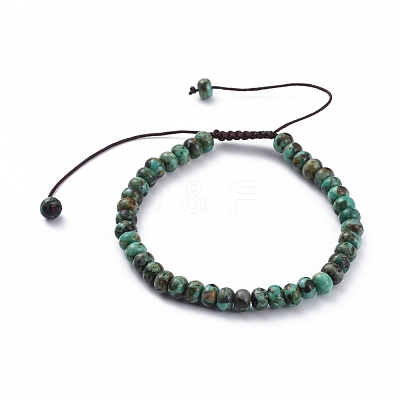 Braided Bead Bracelets BJEW-JB04913-04-1