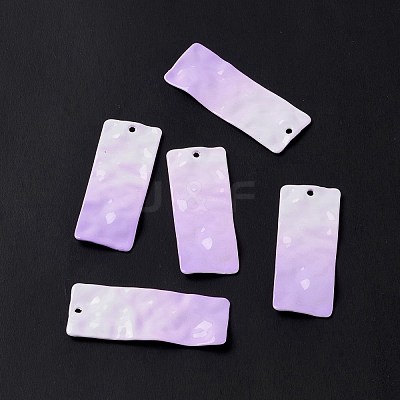 Gradient Spray Painted Alloy Pendants FIND-E026-04-1