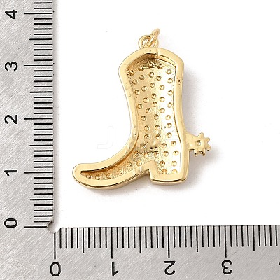 Brass Enamel Pendants KK-H267-113G-01-1