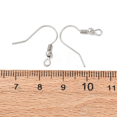 Tarnish Resistant 316 Surgical Stainless Steel Earring Hooks STAS-E009-1-1