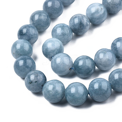 Dyed Natural Quartz Round Bead Strands G-R173-12mm-03-1