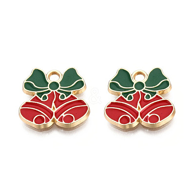 Alloy Enamel Pendants ENAM-T009-37B-1