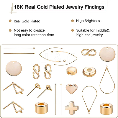 Brass Pendants KK-BC0003-83G-1