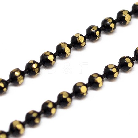 Electroplate Brass Ball Chains X-CHC-M004-11-FF-1