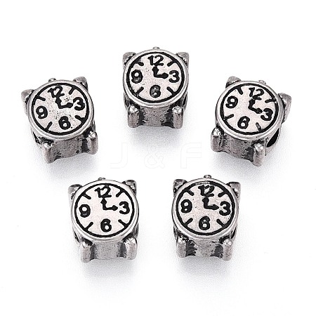 304 Stainless Steel European Style Large Hole Beads STAS-T072-112AS-1