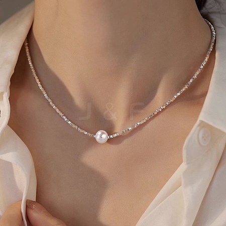 Natural Freshwater Pearl Necklaces PW-WG78554-06-1