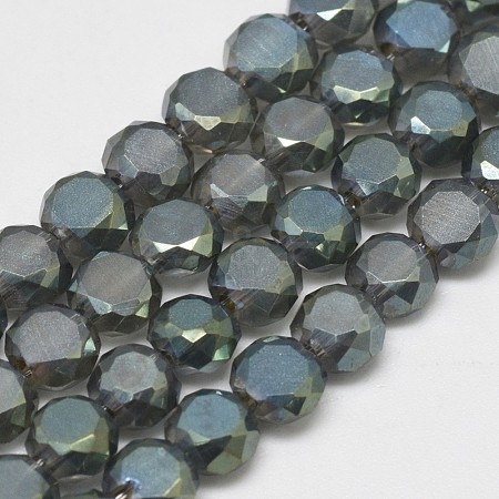 Electroplate Glass Beads Strands X-EGLA-Q082-05-1