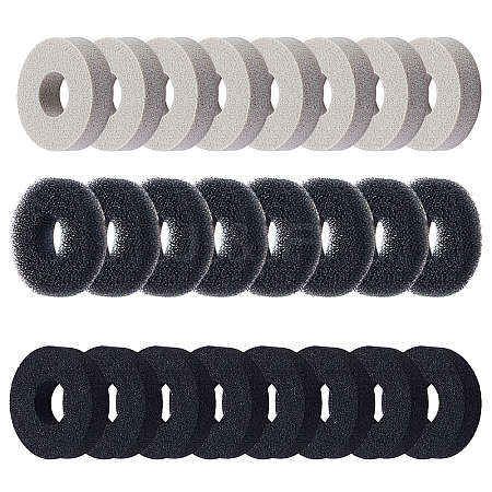 SUPERFINDING 30Pcs 2 color Joystick Sponge Ring AJEW-FH0001-53-1