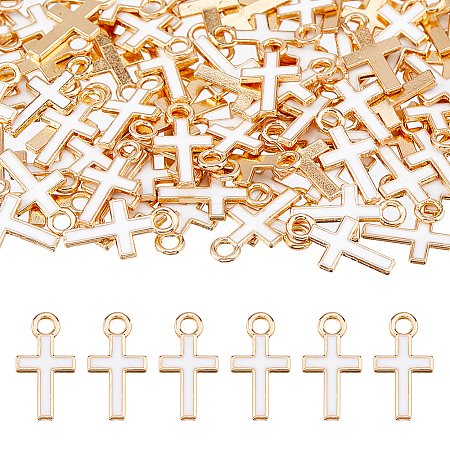 100Pcs Alloy Enamel Pendants ENAM-DC0002-13-1