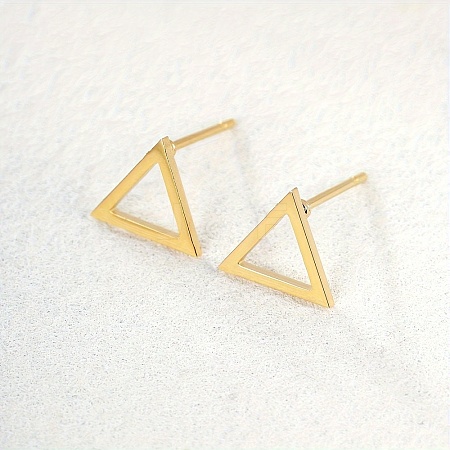 Fashionable Casual Triangle Stud Earrings for Women IF7998-1