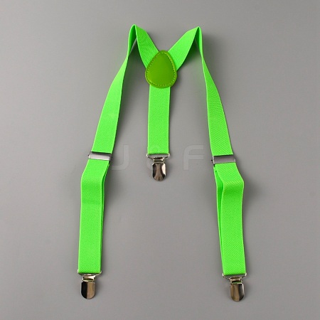 Adjustable Polyester Y-Shaped Heavy Duty Suspenders AJEW-WH0307-23L-1