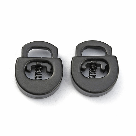 Alloy Spring Cord Locks FIND-WH0110-063MB-1