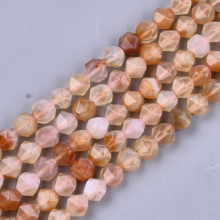 Natural Agate Beads Strands X-G-T121-08B-1
