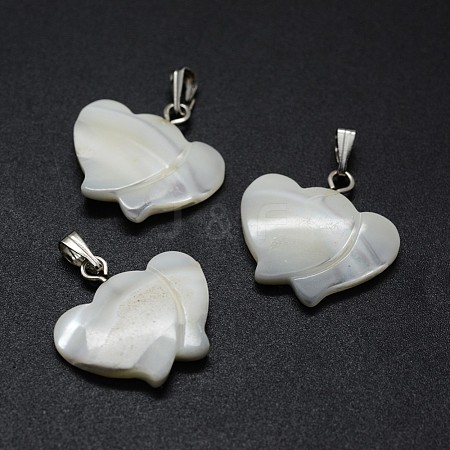 Shell Pendants SSHEL-E564-27P-1