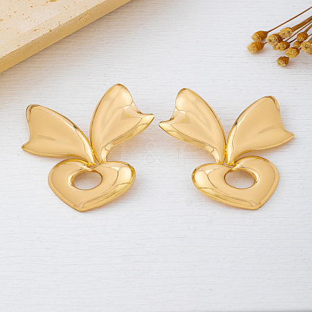 Alloy Stud Earrings for Women WGA091D-03-1
