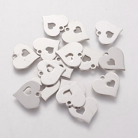 304 Stainless Steel Charms STAS-Q201-T070-1