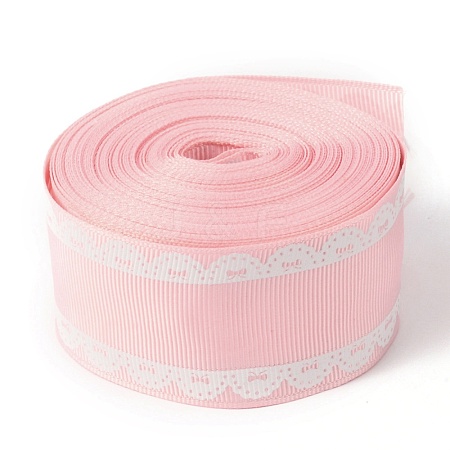 Polyester Printed Grosgrain Ribbon OCOR-I010-06A-1