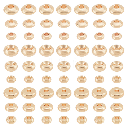 180Pcs 9 Styles Brass Spacer Beads KK-PH0005-68-1