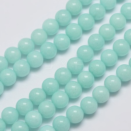 Natural Malaysia Jade Beads Strands X-G-A146-6mm-B07-1