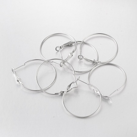 Iron Hoop Earrings X-E220-1