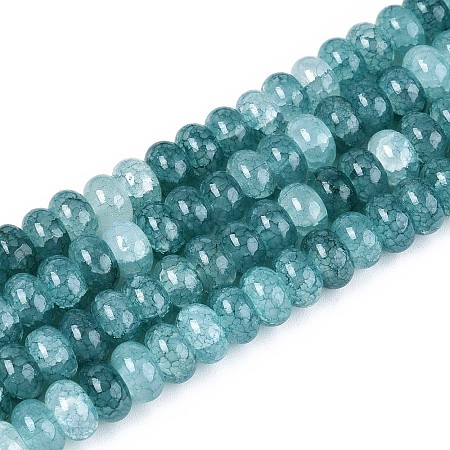 Glass Beads Strands GLAA-N059-5x8mm-01-1
